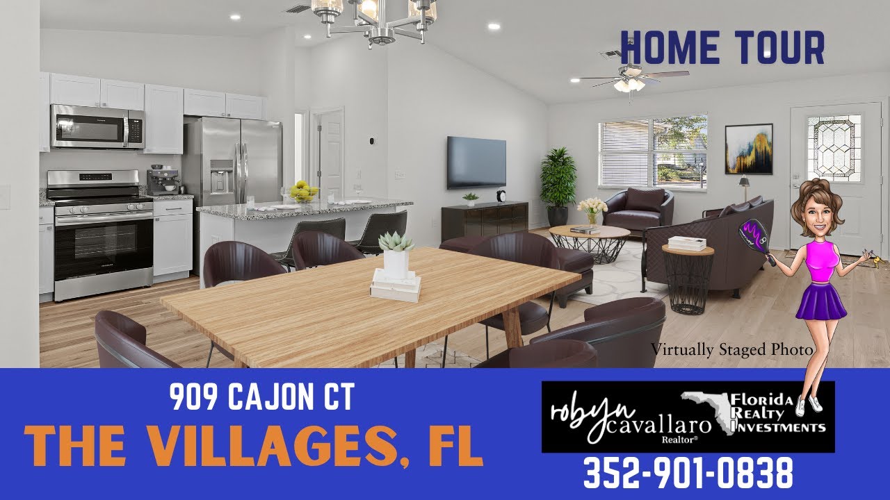 Home Tour | 3/2 UPDATED NO Bond New Roof HVAC and Water Heater The Villages Florida