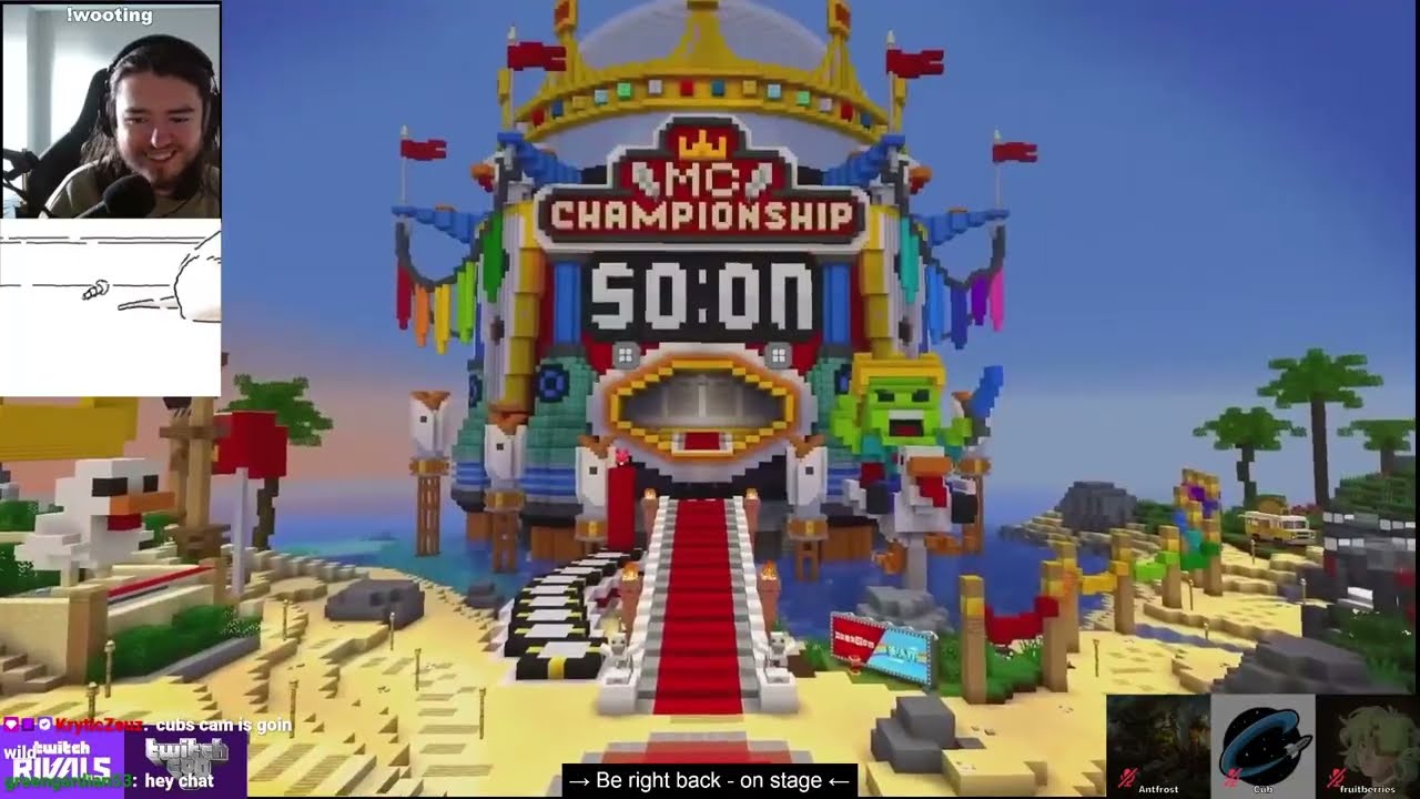 MCC TWITCH RIVALS WATCH PARTY w/ @cubfan135 @firebreathman @antfrost and @ghostiefruit :D