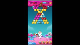 LINE バブル2 STAGE 1868 黄金コニー アイテムあり ×1.5 Gold Cony LINE BUBBLE 2