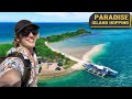 PHILIPPINES PARADISE ISLAND HOPPING - Exploring Bay of BOATS & White Sandbar AMAZING Reef Blue Water