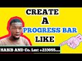 How To Create A Progress Bar |Easy Steps|#inshottutorial #fyp #viral #inshot