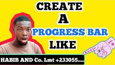 How To Create A Progress Bar |Easy Steps|#inshottutorial #fyp #viral #inshot