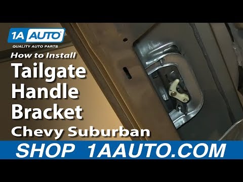 How To Replace Tailgate Handle Bracket 00-06 Chevy Suburban