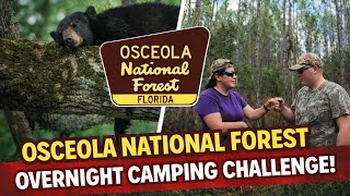 24 Hour OVERNIGHT Survival Challenge In Osceola NATIONAL Park
