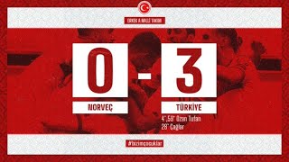Türkiye 3-0 Norveç Maç Özeti 2022 Dünya Kupası Avrupa Elemeleri - G Grubu