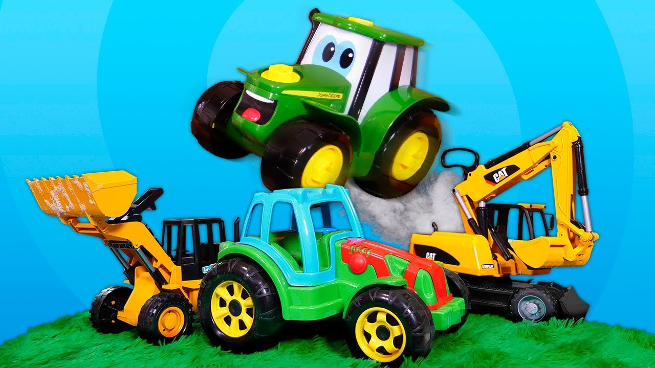 Apellido Examinar detenidamente Heredero Tractores infantiles. Buscando un tractor grande. Vídeos de juguetes para  niños. - YouTube