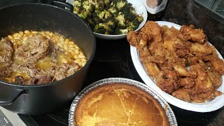 Sunday Dinner on a Cold Stormy Day!