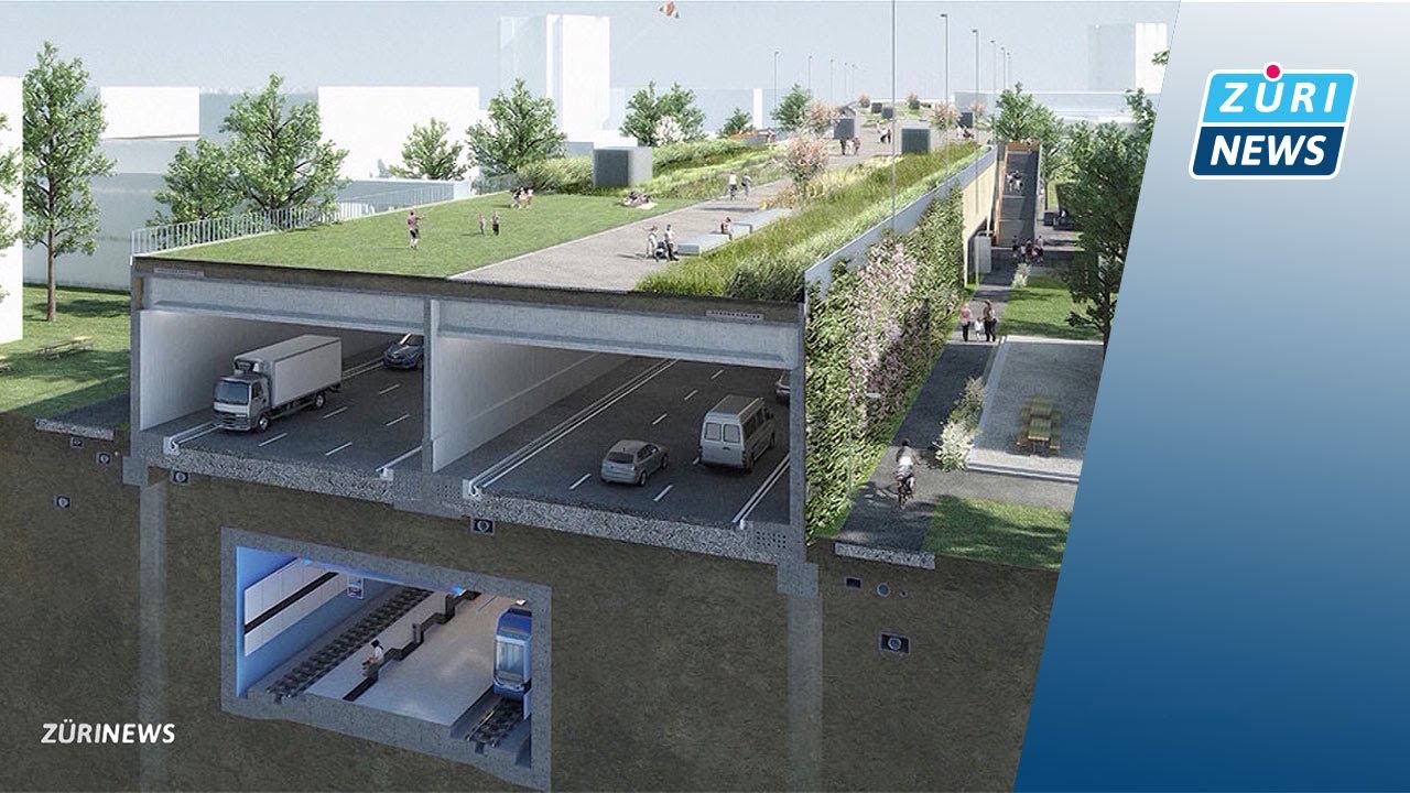 Einhausung Schwamendingen: So sieht die riesige Baustelle aus