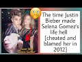 How Justin Bieber cheated on Selena Gomez [with Barbara Palvin in 2012] and blamed her for it