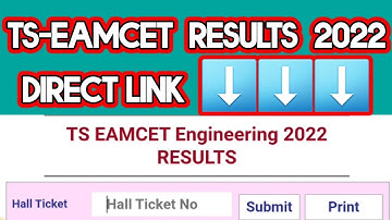 |how to check TS EAMCET result in Telugu2022|link in description |