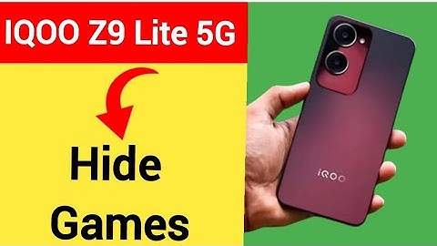 IQOO Z9 Lite 5G me Game Hide kaise kare, how to hide Games