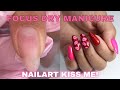 FOCUS DRY MANICURE | NAILART KISS ME
