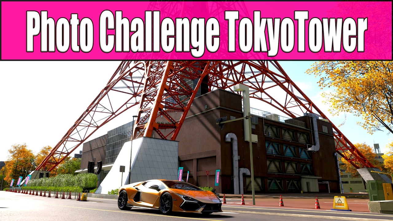 Forza Horizon 6 Photo Challenge TokyoTower - Take a photo at the