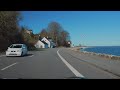 Spring Day Drive in Denmark. From Kollund to Gråsten. Margueritrute
