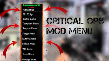 Critical Ops Mod Menu Tutorial*OUTDATED*