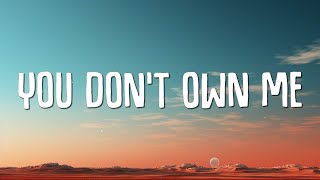 SAYGRACE - You Don't Own Me (Lyrics) ft. G-Eazy Resimi