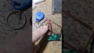 modulo lettore RFID RDM6300 da 125 kHz con un'antenna a bobina esterna