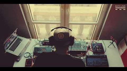 DC9 home-alone EDM live act, 2021 Krakow, Nowa Huta (by Szumny)