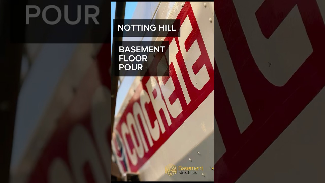 Basement Concrete Pour | Notting Hill Floor Base Update