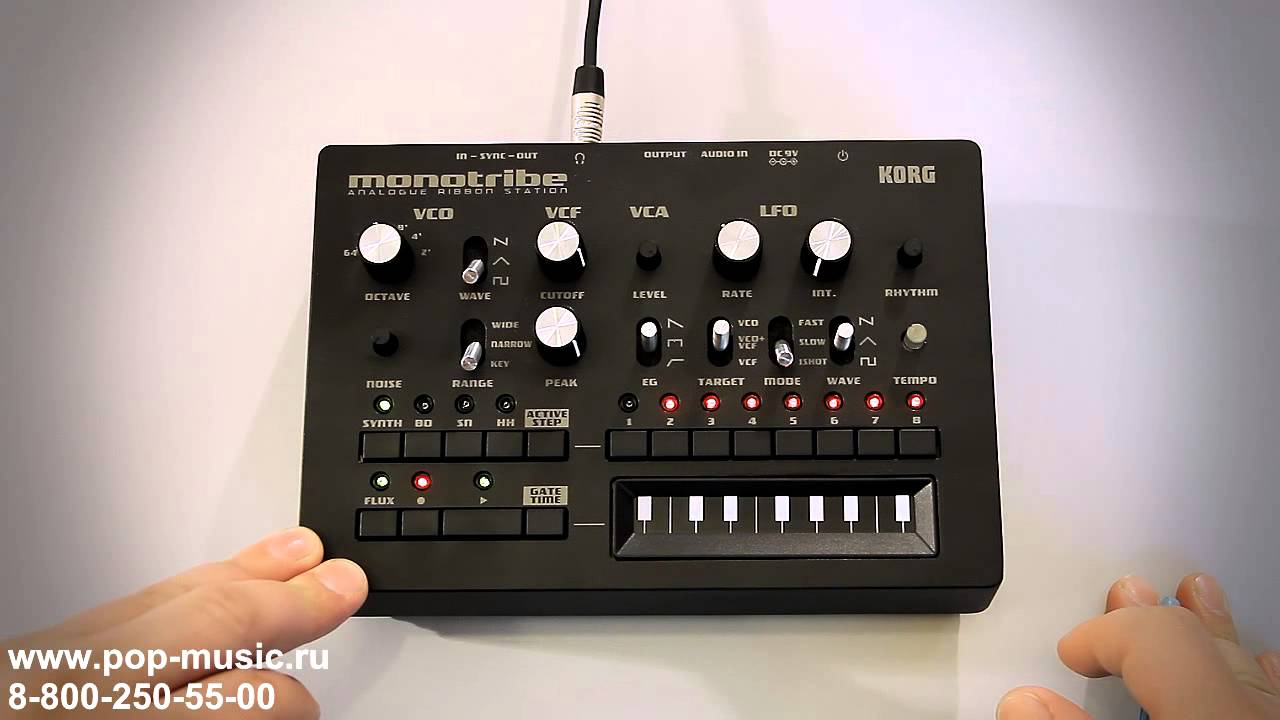 Синтезатор KORG MONOTRIBE (Review and demo) - YouTube