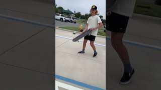 Skater gets mad over Messing up line