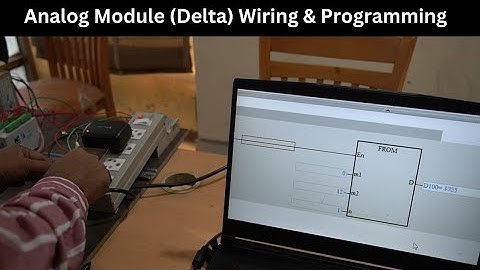 Delta Analog module Programming | Hindi | Vidyatrans