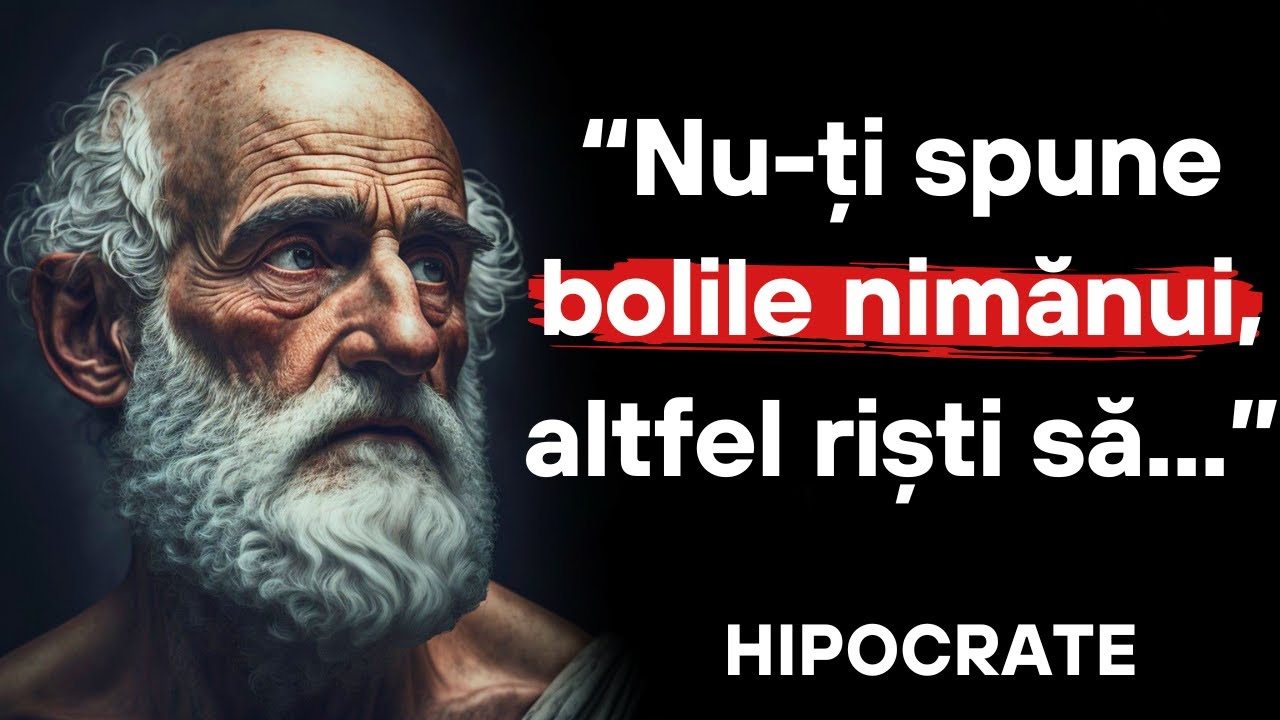 Secretele Sănătății de la Hipocrate: Învață Să Îți Îmbunătățești Viața
