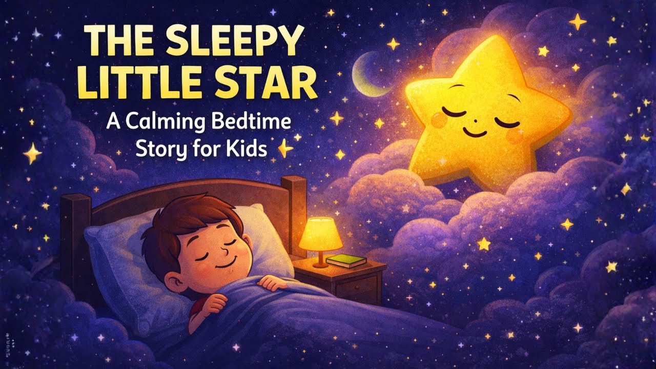 The Sleepy Little Star A Calming Bedtime Story for Kids - YouTube