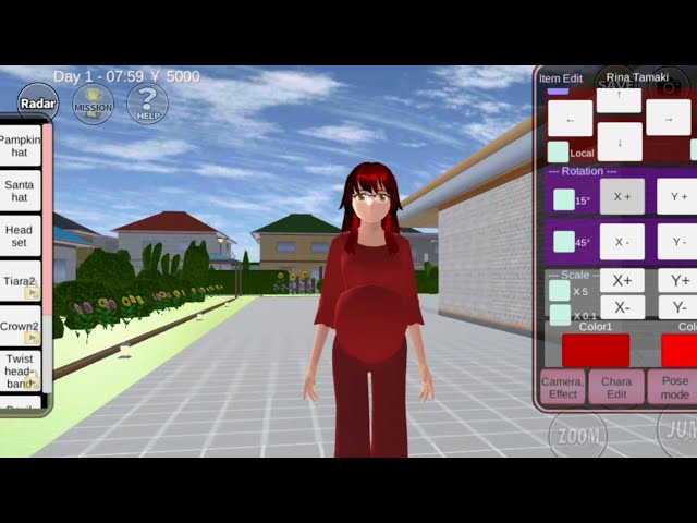 TUTORIAL Cara Membuat Sakura Hamil | Sakura School simulator #sakura #sakuraschoolsimulator class=