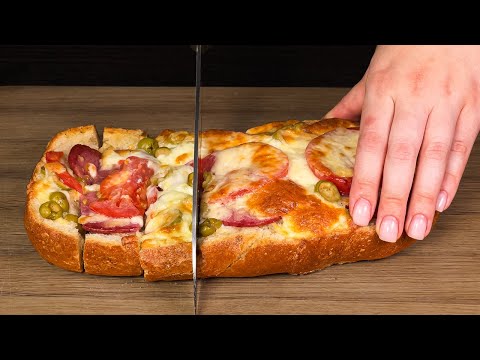 Nur 1 Stück Brot! Schmackhafter als Pizza! Unglaublich lecker und schnell