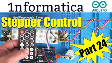 Elegoo UNO R3 Project Part 24 Stepper Motor Control IR Remote And Rotary Encoder