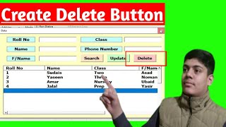 How to Create Delete Button In MS Excel Userform Using VBA.