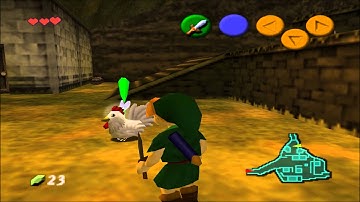 zelda ocarina of time new kakariko clip (easy)