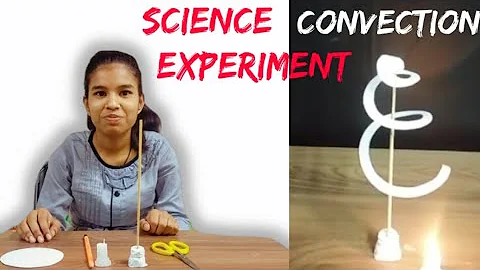 convection spiral | spinning spiral| science experiment ~ with explanation