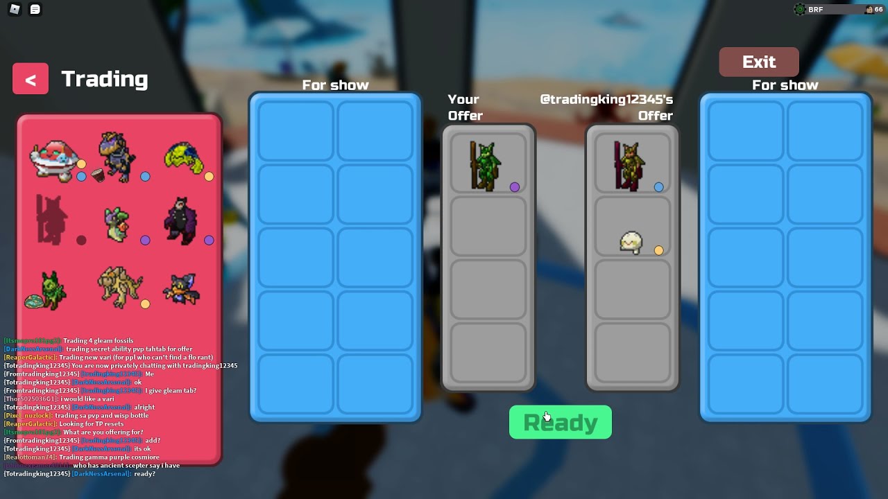 Trading For A Gleam Tahtab (W / L) Loomian Legacy