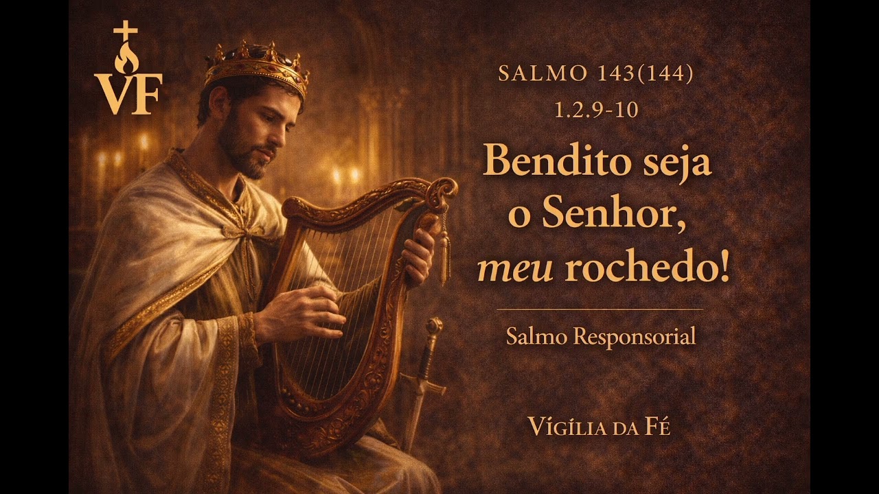 Salmo 143(144),1.2.9-10 (R. 1a)- Bendito seja o Senhor, meu rochedo!