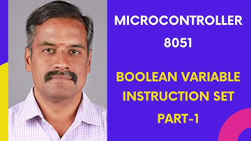 Boolean Variable Instruction Set-8051-Part-1