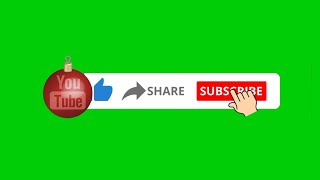 Christmas Subscribe Button  Christmas Subscribe Button Green Screen