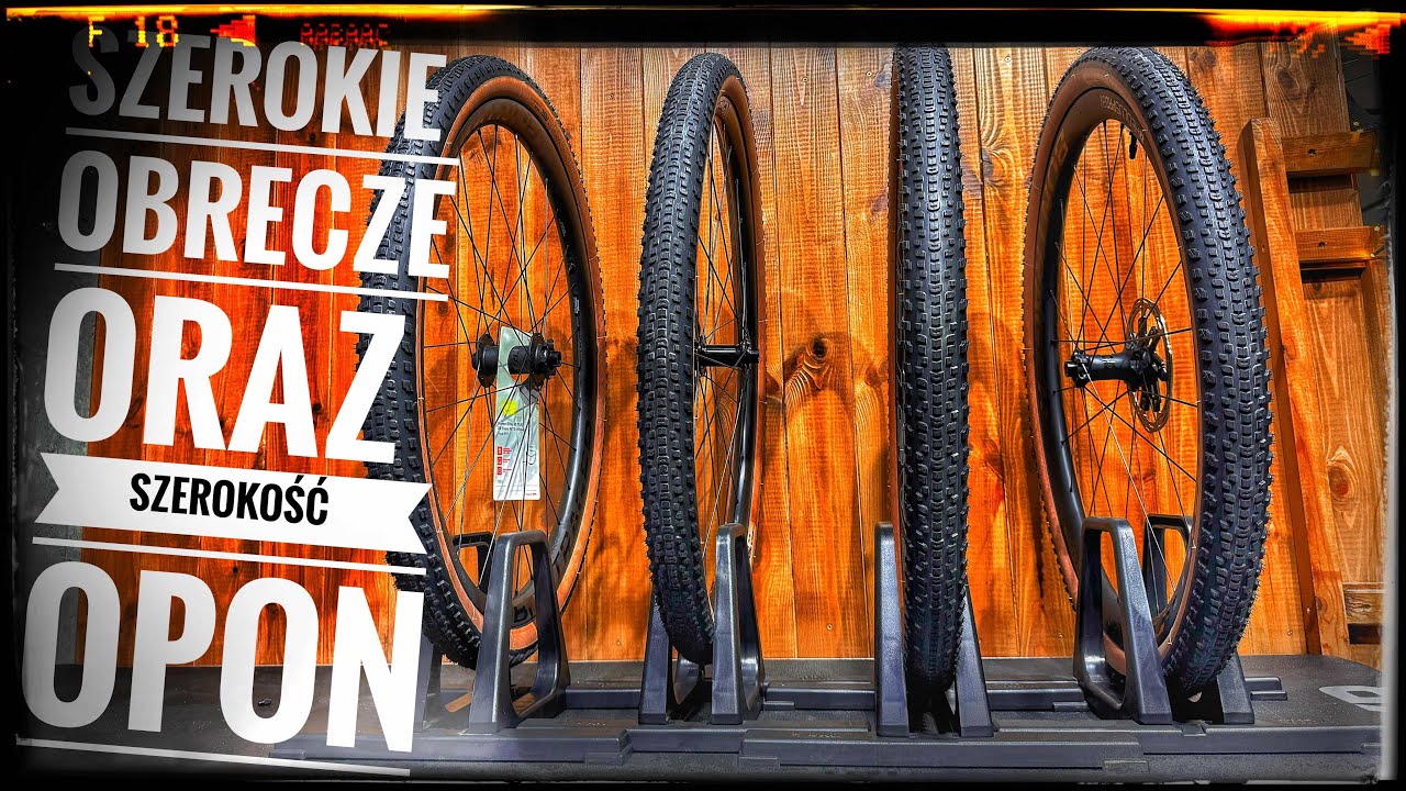 Szerokie obręcze a szerokość opony w Gravelu 