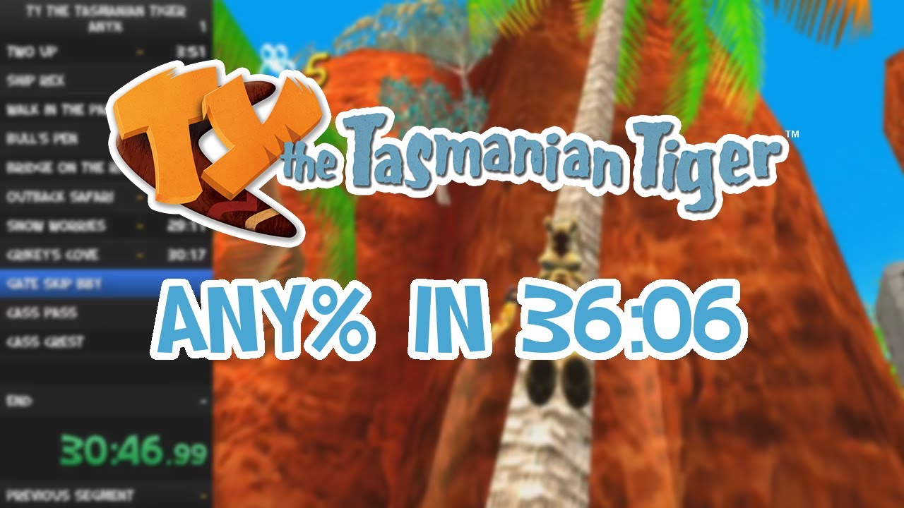Ty The Tasmanian Tiger Speedrun