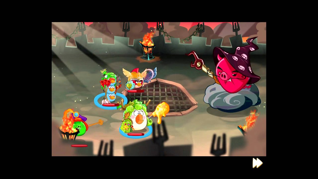 Angry Birds Epic - Wizpig's Castle Walkthrough - YouTube