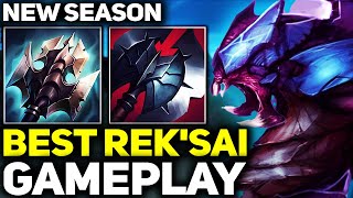 NEW SEASON - RANK 1 BEST REK'SAI AMAZING GAMEPLAY | League of Legends