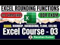Mastering Excel: ROUND, FLOOR & CEILING | CCT & BOR EXAM BIHAR | #study #excel #cctexam #education