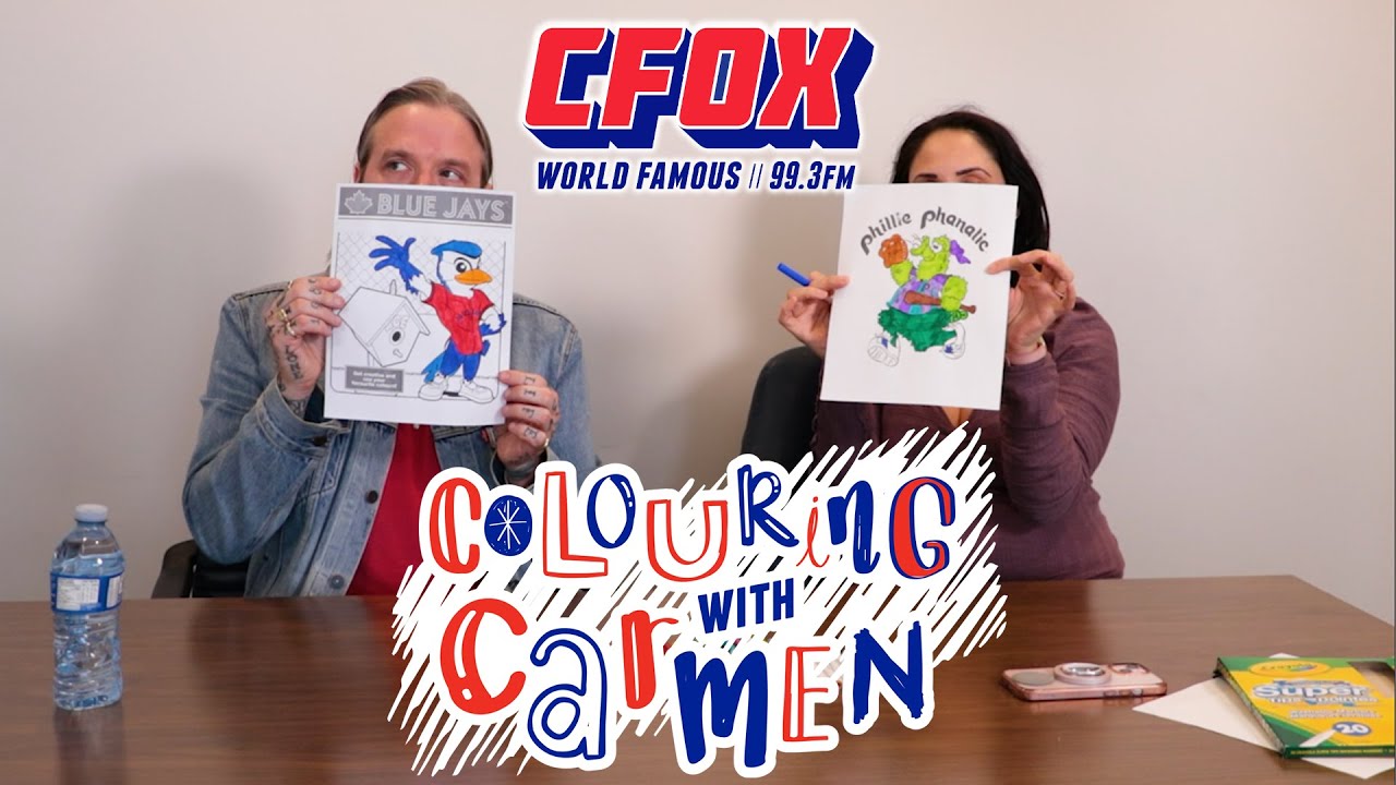 Carmen Ramon Dallas Colouring With Carmen: And Dallas Green! - YouTube