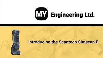 Introducing the SIMSCAN E - Intelligent Wireless and Palm Sized 3D Scanner Video SCANTECH