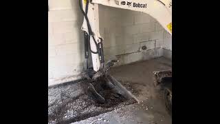 Basement side entrance from start to complete
