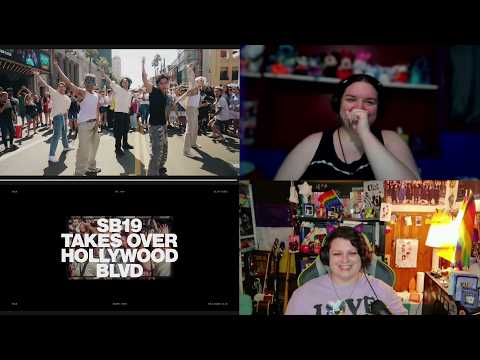 Reacting to MYX AND SB19 TAKEOVER HOLLYWOOD (Official Crimzone Performance Video) with @aj_ns7
