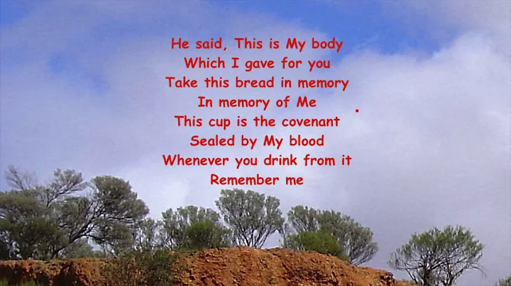 Communion Song - As My Lord Hung There - by Doroth...