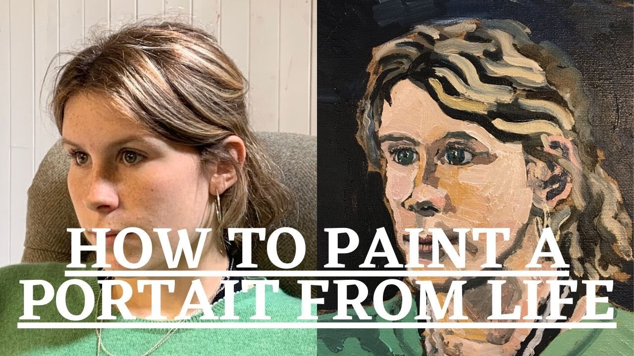 How to paint a portrait 3 - YouTube