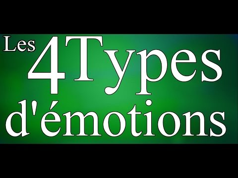 Vidéo: Quels sont les types d'émotions en psychologie?